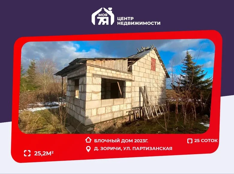 House 25 m² Zorycy, Belarus