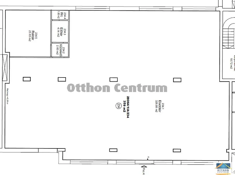 Gewerbefläche 359 m² Budapest, Ungarn