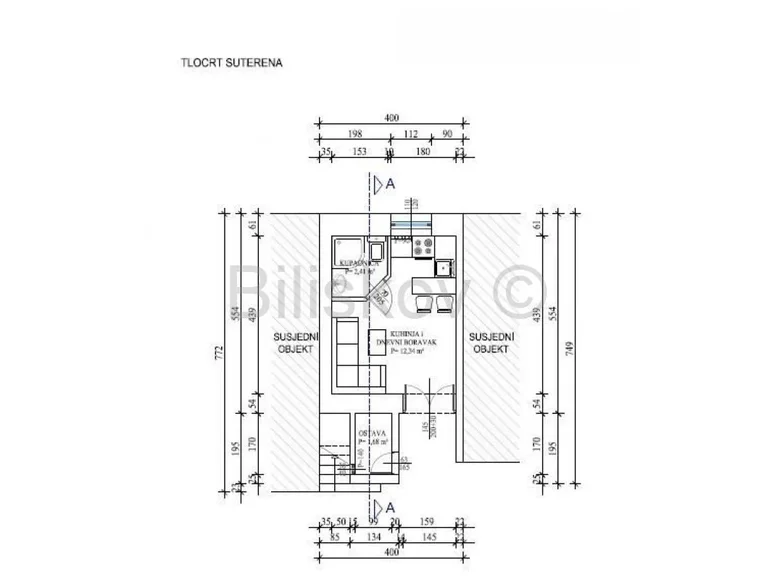 Casa 3 habitaciones 70 m² Kastel Luksic, Croacia