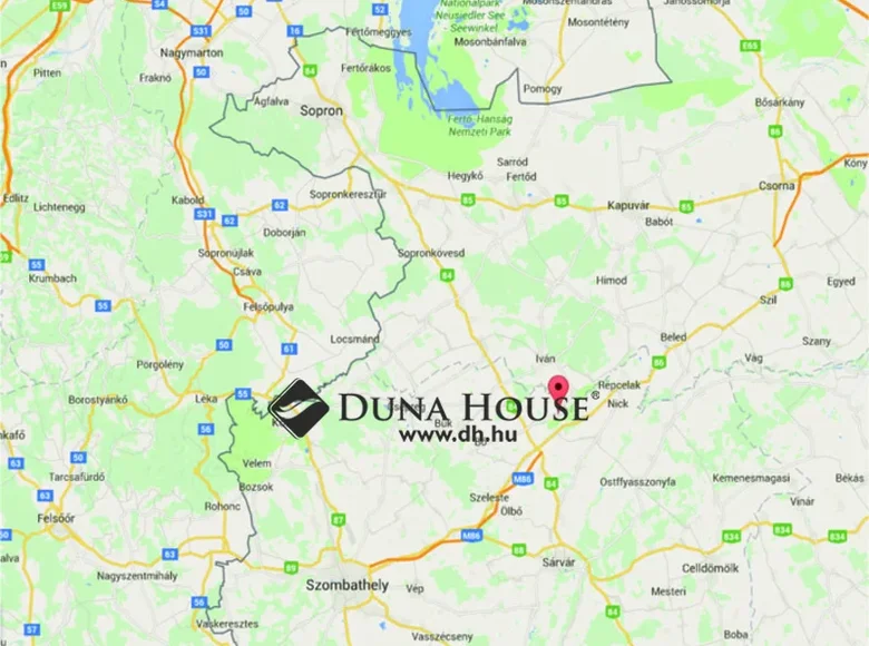 Land 22 869 m² Repceszemere, Hungary
