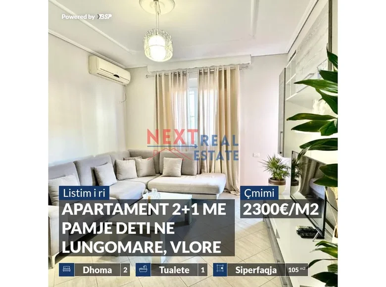 Квартира 3 комнаты 105 м² Влёра, Албания