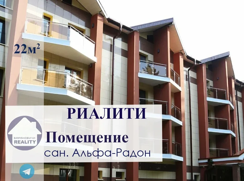 Commercial property 22 m² in Danilavicki sielski Saviet, Belarus