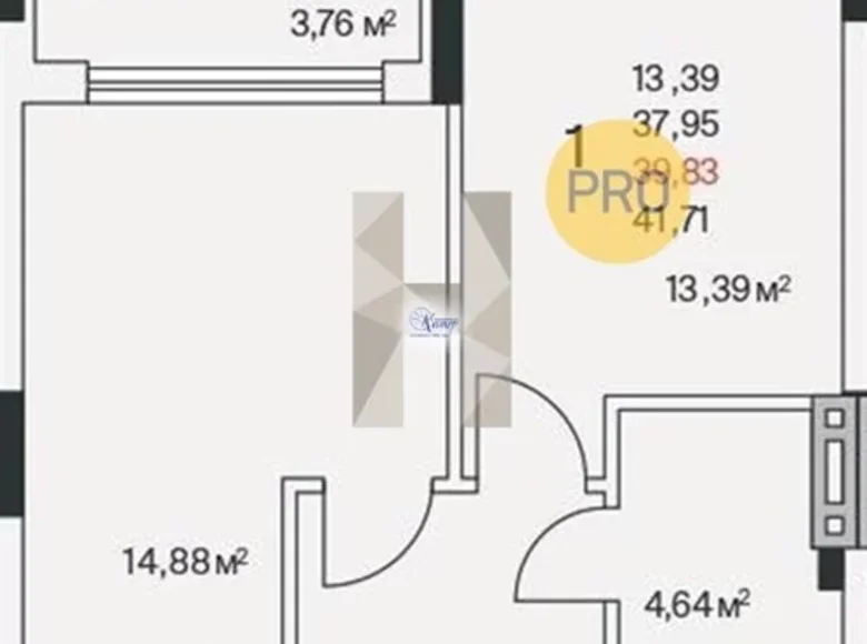 Appartement 1 chambre 40 m² Maloye Isakovo, Fédération de Russie