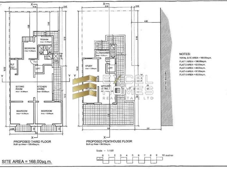 2-Schlafzimmer-Penthouse  Gzira, Malta