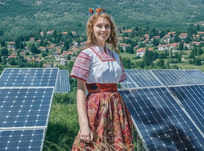 SOLAR POWER PLANT, CROATIA.