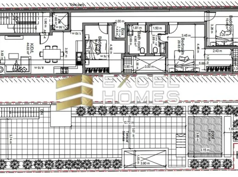 Ático 3 habitaciones  Rabat, Malta