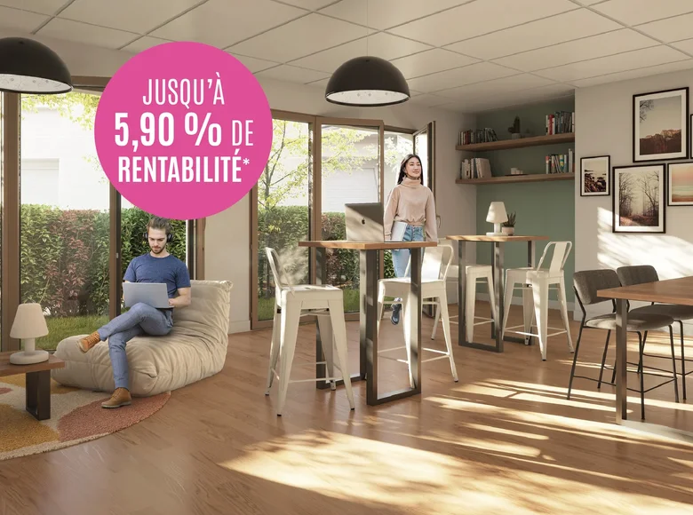 Квартира 1 спальня 24 м² Ле Ман, Франция