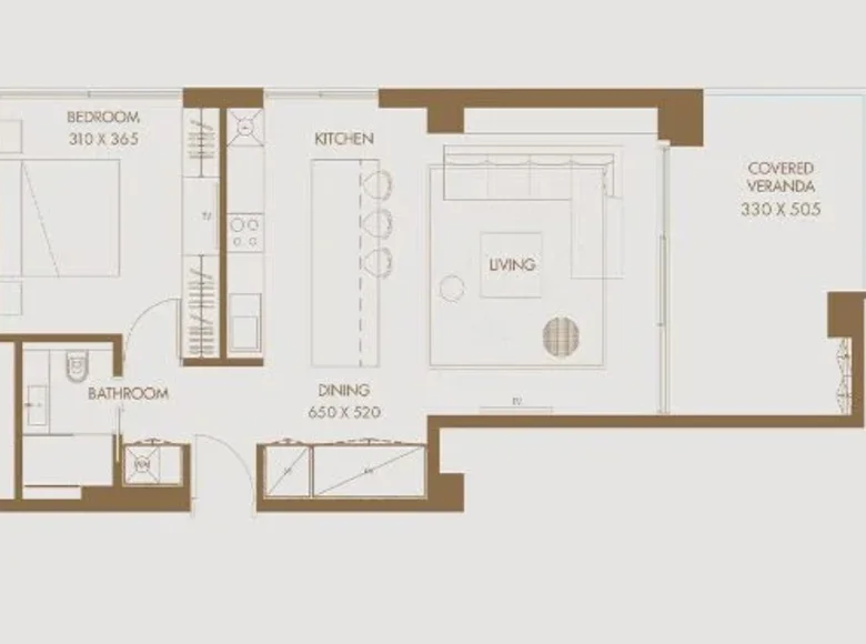 Mieszkanie 1 pokój 82 m² Nikozja, Cyprus