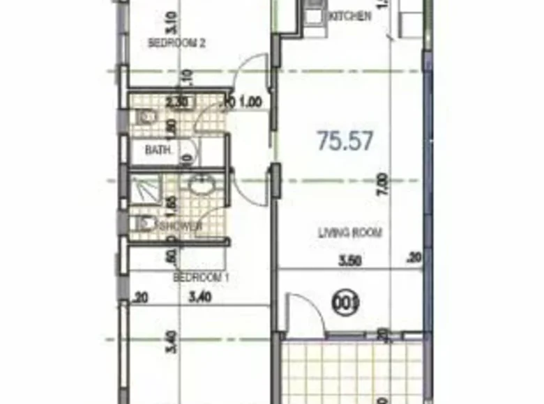 Mieszkanie 2 pokoi 95 m² Peyia, Cyprus