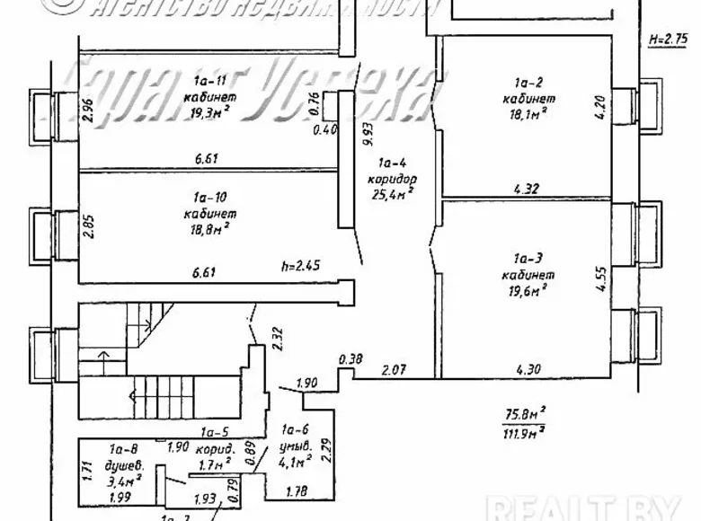 Büro 112 m² Brest, Weißrussland