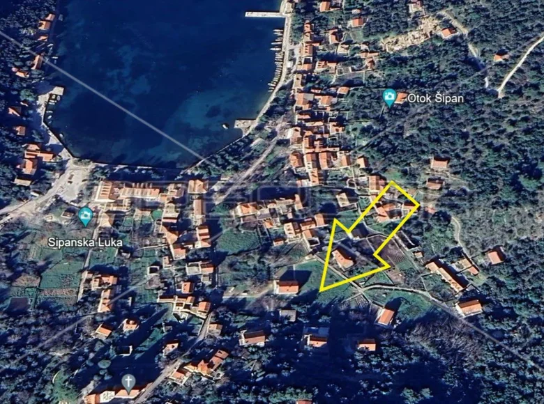 Parcelas 1 159 m² Sipanska Luka, Croacia