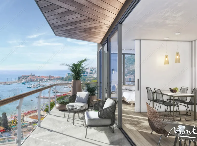 Квартира 1 спальня 64 м² Будва, Черногория