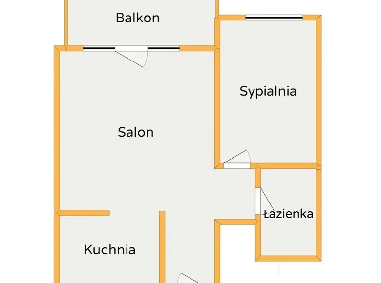 Квартира 2 комнаты 57 м² Варшава, Польша