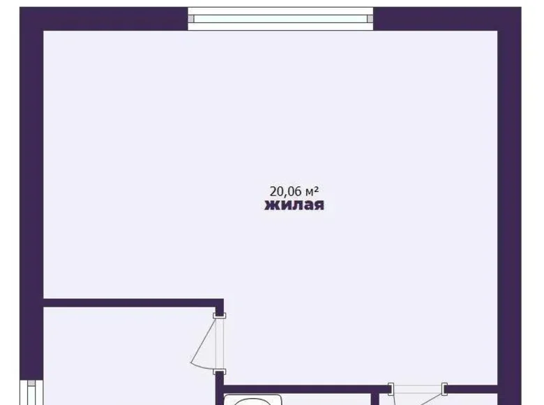 Apartamento 1 habitación 31 m² Minsk, Bielorrusia