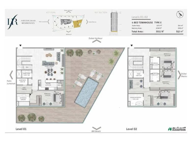 Таунхаус 4 спальни 512 м² Дубай, ОАЭ