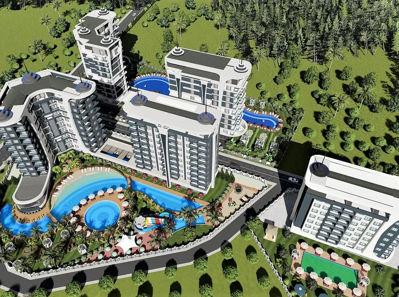 2 bedroom apartment 70 m² Alanya, Turkey