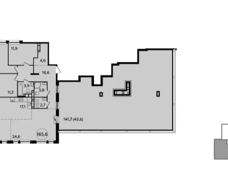 Квартира 4 комнаты 166 м² Юго-Западный административный округ, Россия