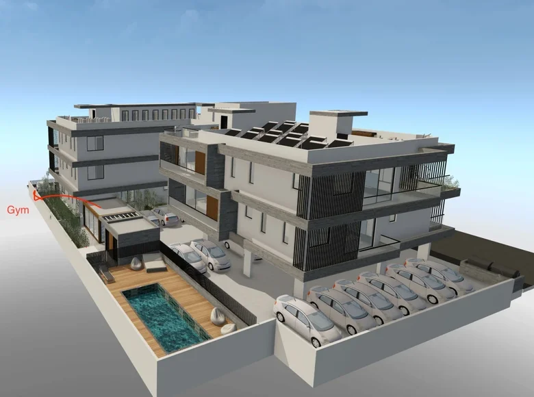 Квартира 1 спальня 67 м² муниципалитет Ларнака, Кипр