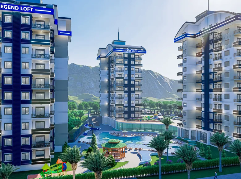 Квартира 3 комнаты 71 м² Аланья, Турция