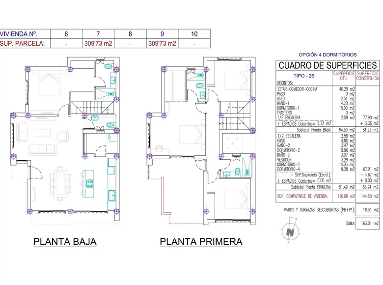 4-Schlafzimmer-Villa 163 m² l Alfas del Pi, Spanien