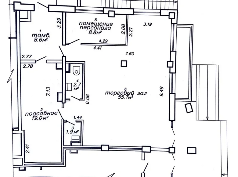 Shop 97 m² in Minsk, Belarus
