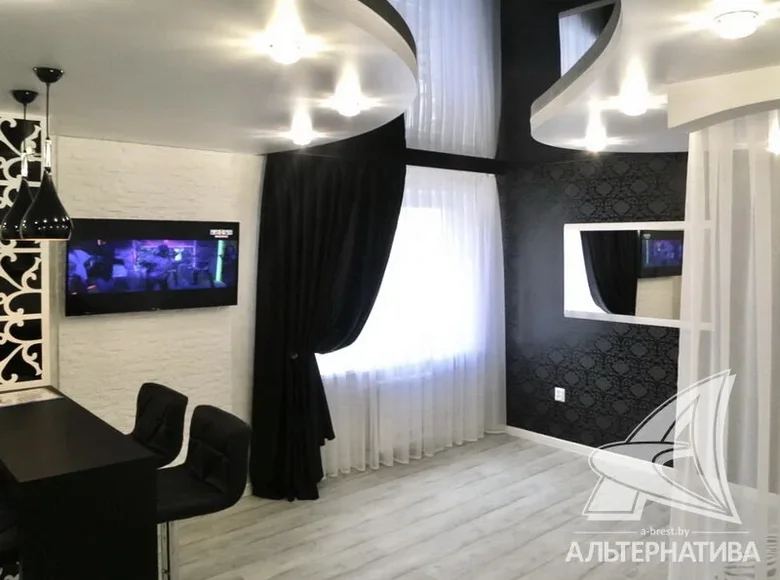 Квартира 1 комната 40 м² Брест, Беларусь