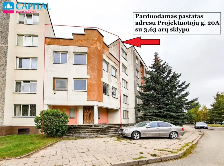 Commercial property 139 m² in Panevėžys, Lithuania