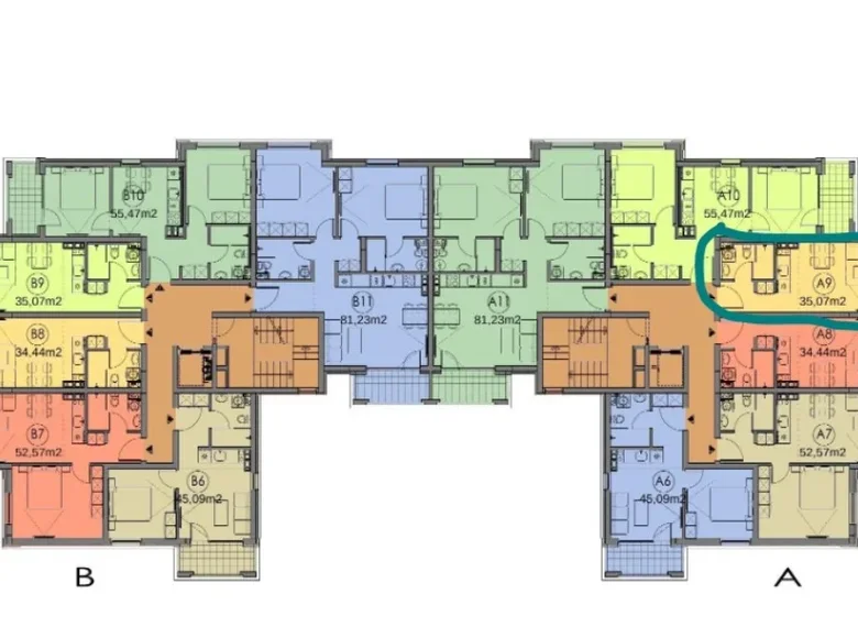 Studio 39 m² Sveti Vlas, Bulgarie