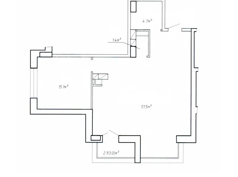 Mieszkanie 2 pokoi 75 m² Mińsk, Białoruś