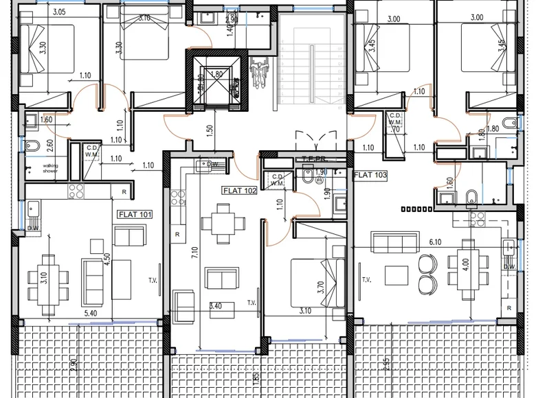 Квартира 1 спальня 50 м² Ларнака, Кипр