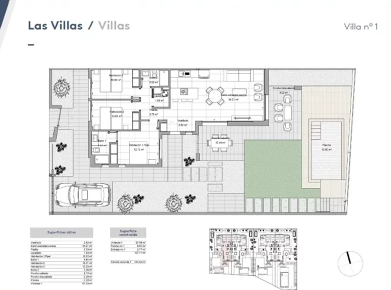Willa 3 pokoi 107 m² San Javier, Hiszpania