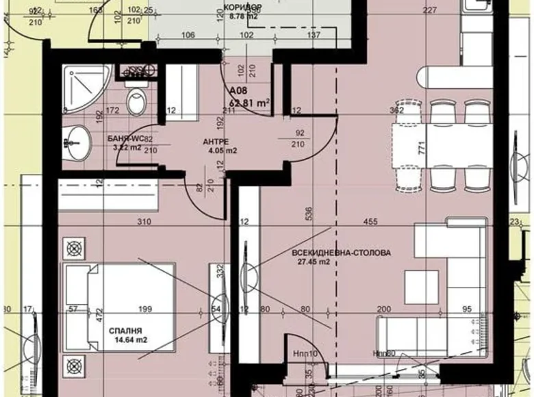 Mieszkanie 78 m² Prowincja Sofia Miasto, Bułgaria