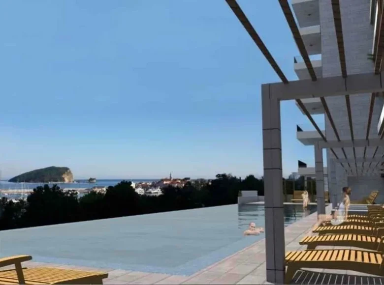 2 bedroom apartment 72 m² Budva, Montenegro