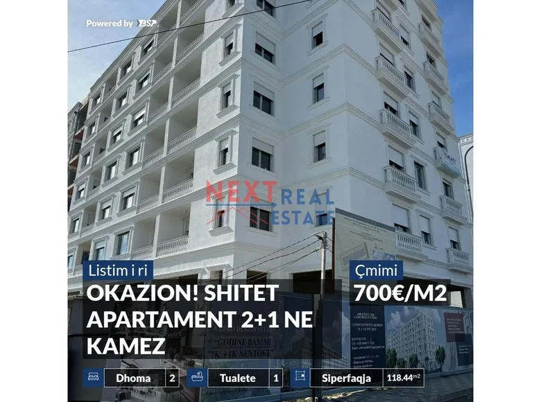 Apartamento 3 habitaciones 101 m² Kamez, Albania