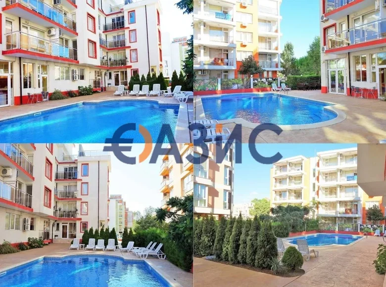 Mieszkanie 2 pokoi 43 m² Słoneczny Brzeg, Bułgaria