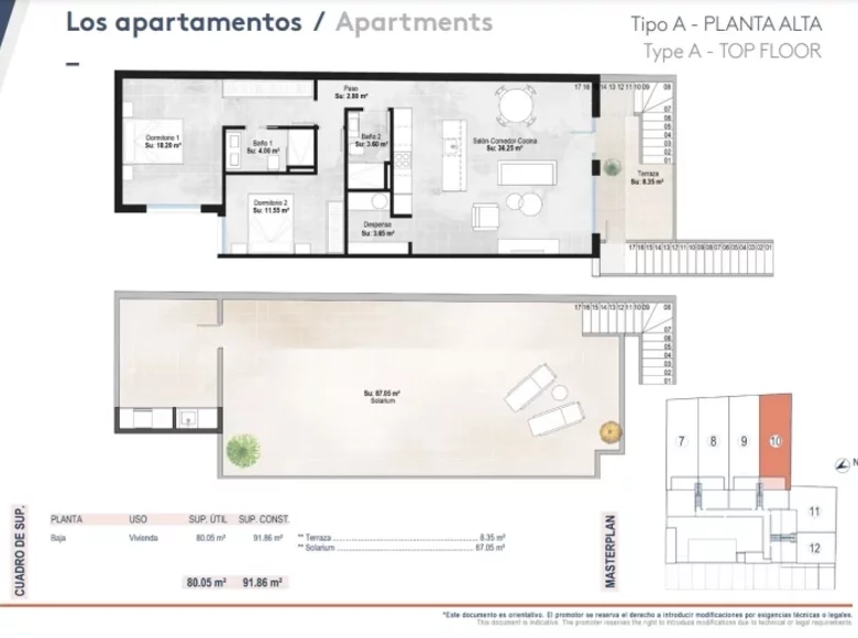 2 bedroom apartment 92 m² Pilar de la Horadada, Spain