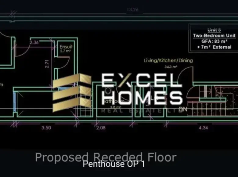 Penthouse z 2 sypialniami  Safi, Malta