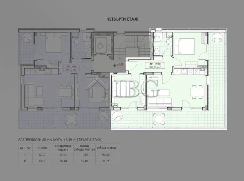 2 bedroom apartment 110 m² Sveti Vlas, Bulgaria