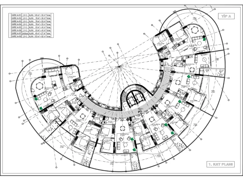 Apartamento 2 habitaciones  Girne Kyrenia District, Chipre del Norte