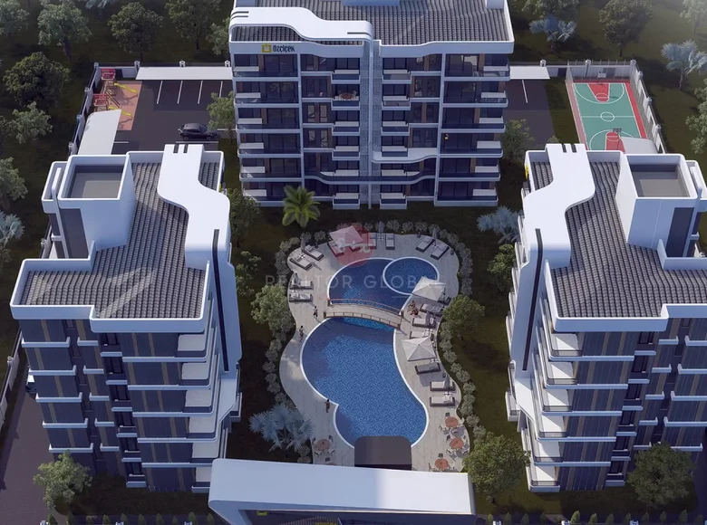 1 bedroom apartment 66 m² Yenbey, Turkey