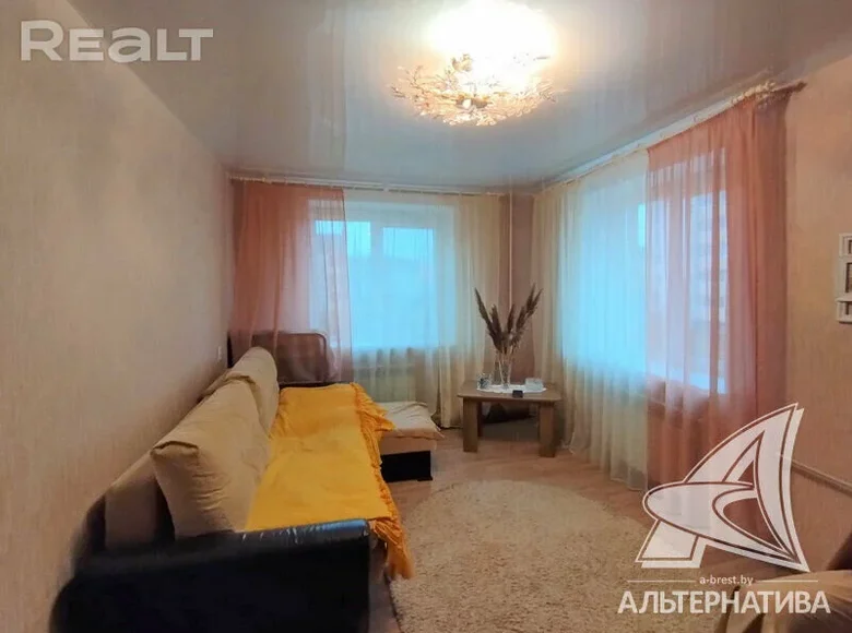 Квартира 1 комната 39 м² Мухавец, Беларусь