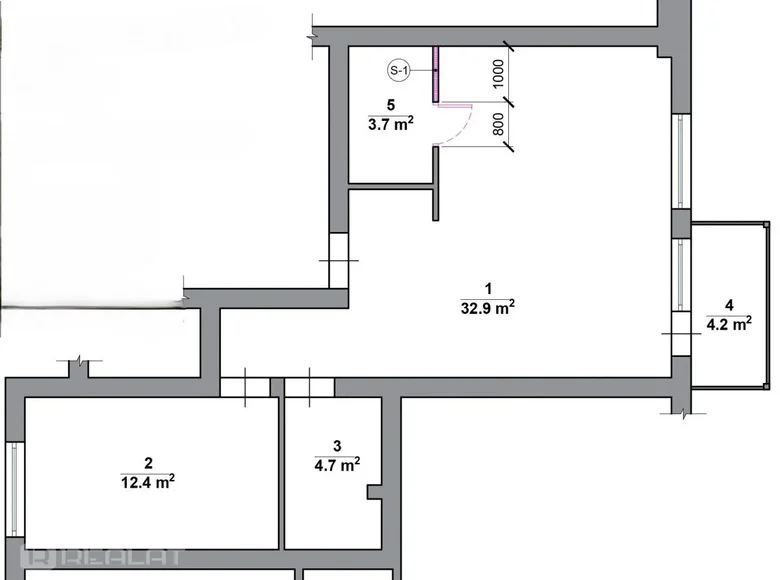 Wohnung 2 zimmer 57 m² Sauriesi, Lettland