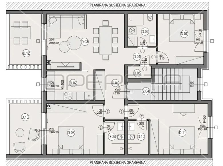 3 room apartment 112 m² Grad Pula, Croatia