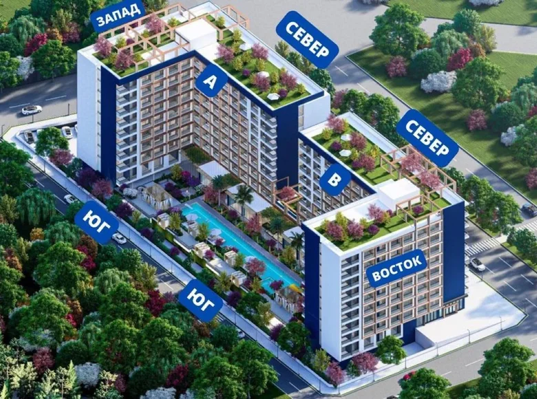 Wohnung 1 zimmer 54 m² Mezitli, Türkei