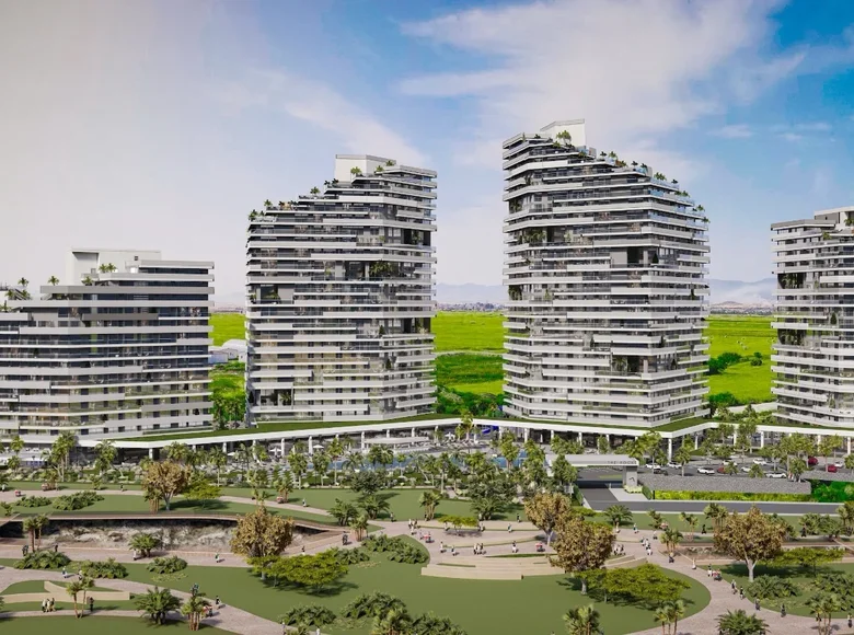 Квартира 1 комната 42 м² Trikomo, Северный Кипр