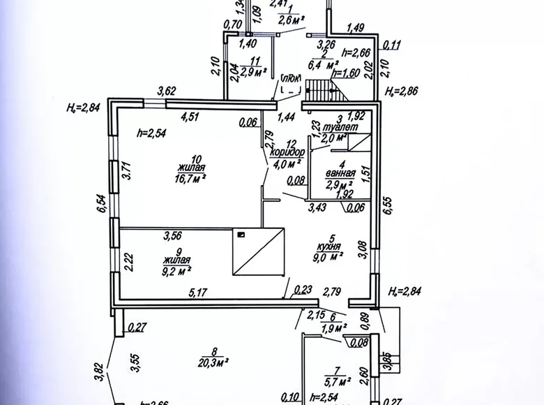 Dom 45 m² Dziescanski siel ski Saviet, Białoruś