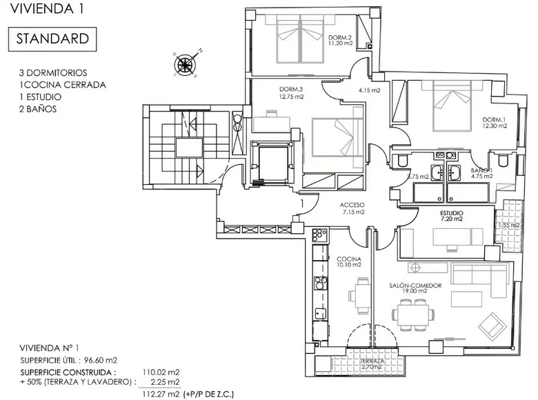 Apartamento 5 habitaciones 112 m² Santa Pola, España