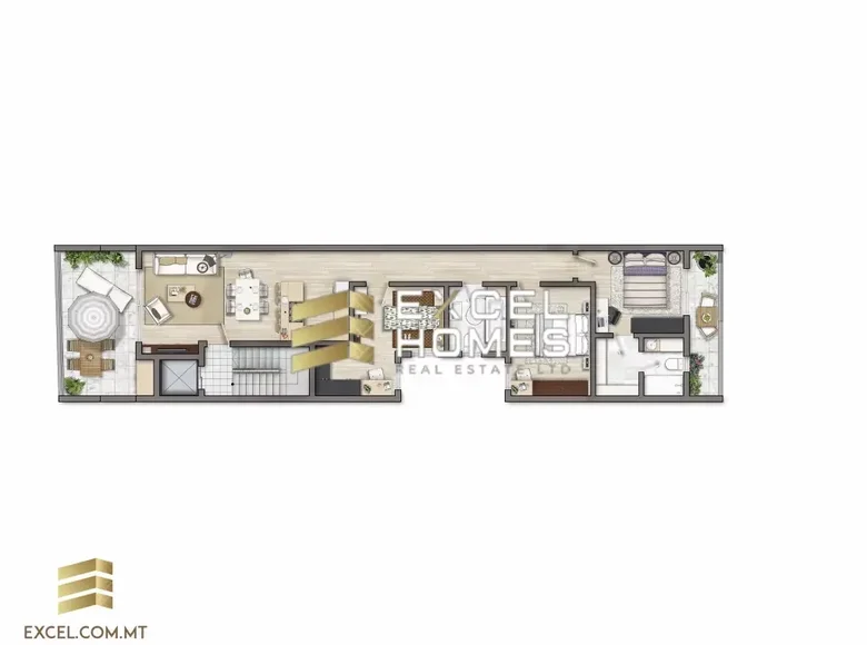 Ático 3 habitaciones  Marsascala, Malta