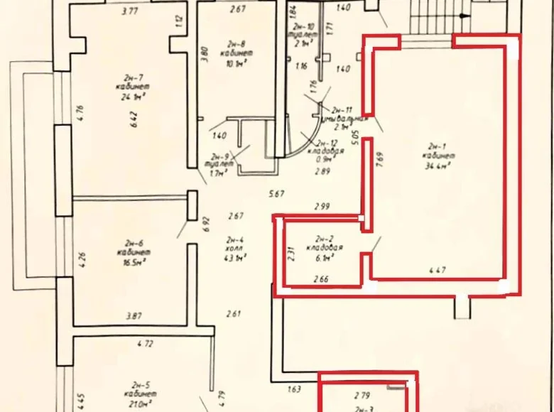 Büro 59 m² Minsk, Weißrussland