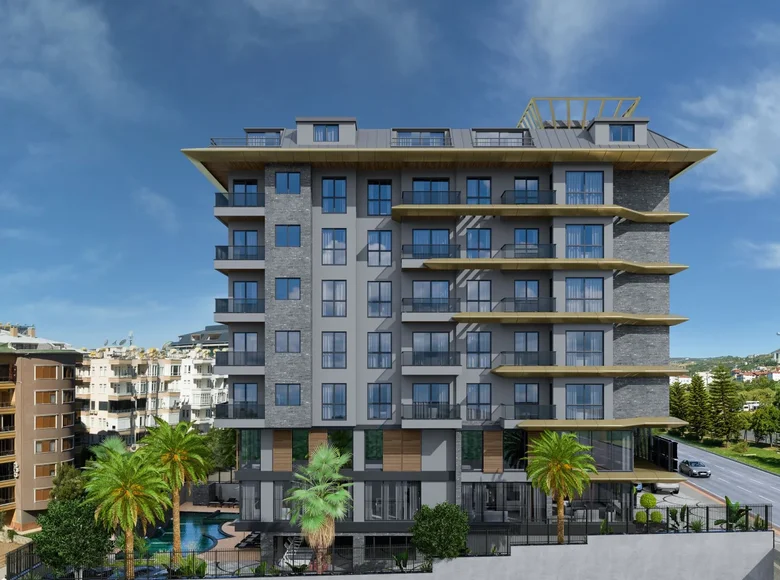 Mieszkanie 2 pokoi 71 m² Alanya, Turcja